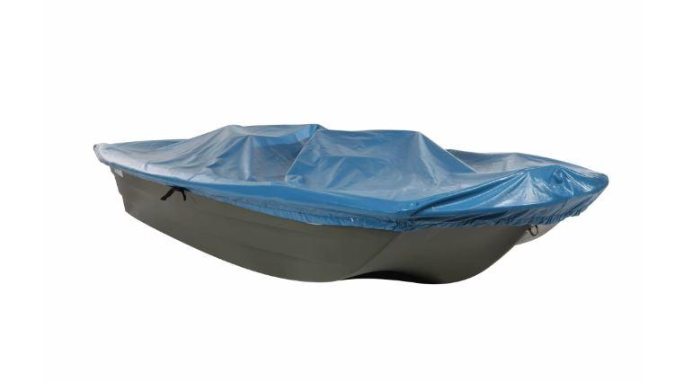Pelican - Hull Mooring Boat Cover - Heavy Duty Waterproof UV Resistant Marine Grade Polyester - Fits 10-12 ft. Fishing Boats, Blue