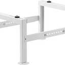 VEVOR Mini Split Ground Stand, Adjustable Anti-Vibration Mini Split Stand for 9000-60000 BTU Ductless Air Conditioner Heat Pump, Heavy Duty AC Base Bracket Floor Mount w/ 770LBS Max. Load Capacity