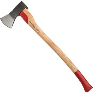 Forest Felling Axe for Tree Cutting - 31 German-Made Maul with Ash Handle and Steel Wedge Blade - Heavy-Duty Tree Felling and Wood Splitting Forestry Tools and Bushcraft Gear by Kings County Tools