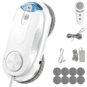 KKI Window Cleaning Robot,for High-Rise Windows Outside/Inside,85ml Tank,X3
Robot Window Cleaner, Dual Ultrasonic Spray, Max 3200Pa, 3 Cleaning Modes & Edge Detection,Remote Control, 10Cloths