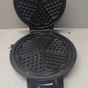 Mueller Heart 5 Waffle Maker, Waffle Iron, Adjustable Browning Control & Nonstick, Cool Touch Handle, Easy to Clean, Small Kitchen Appliances