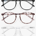 IBOANN Iconic Blue Light Glasses for Woman - Computer Glasses 99% Blue Light Blocking - Anti Eyestrain & UV Glare Protection