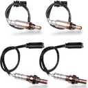 Oxygen Sensor Upstream + Downstream 13477 234-4672 234-4683 15109 Compatible for BMW 320I 323I 325XI 328I 330XI 525I 528I 530I X3 X5 Z3 Z4 M52 M54 Land Rover Range Rover (Set of 4)