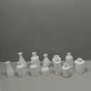 Matte White Glass Bud Vase Set of 12 – Small Minimalist Vases for Easy Home Styling, Perfect for Windowsills, Bedrooms, Bathrooms, and Table Centerpiece Décor