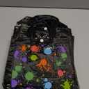 Abbylike 24 Pack Glow in the Dark Gift Bags with Handle Plastic Neon Clear Color Mix Gift Bags Reusable PVC for Glow in the Dark Party Favor Birthday Game Decoration 7.8 x 7.8 x 3.1 Inch