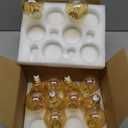 12Pack 2200k Led Light Bulb, Vintage A19 Edison Bulbs, Dimmable Amber Warm Yellow Light Bulb, Soft Yellow Led Filament Amber Light Bulbs, Old Style Light Bulbs, 60W Equivalent, 6 Watt, E26 Base