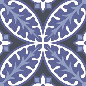 FloorPops Capri Peel and Stick Floor Tiles, Multicolor Geometric Removable Vinyl Flooring, Self Adhesive Floor Tiles for Kitchen Bathroom Entryway