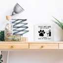 Dog and Wine Sign, Wine Bar Decor, Wine Signs, Wine Signs for Home Decor, Wine Bar Sign, Dog Gifts for Women, Funny Dog Sign, Gift for Dog Lover, 5x5 Inches