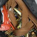 Qoosea Snow Chains for Car 10Pcs Tire Chains for SUV Manganese Steel Tire Chains Heavy Duty Universal Anti-Slip Chains for Tires Durable Tire Cables