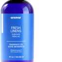 AROMAR Premium Fragrance Oil, Long-Lasting, Reinvigorating Uplifting Aroma for Aromatherapy, Relaxation & Household Uses. Fresh Linen 8oz