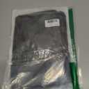 Satin Lined Work Cap with Button for Long Hair Women (Black)