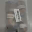 QUMY 4PCS Dog Shoes for Small Dogs, Hot Pavement Summer Puppy Dog Boots & Paw Protectors with Soft Anti-Slip Rubber Sole, Mesh Breathable Dog Booties for Hardfloors, Walking Running Khaki Size 3