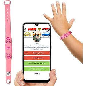 Smart Bands for Kids if Lost, Child Safety ID Wristband, NFC Bracelet for Children, Smart Medical ID Band, Lost Kids ID Bracelet, Disney Essentials for Kids