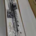 27.5 Inch Black Battery Operated Wall Sconces Set of 2, LED Dimmable with Romote Control, 3CCT, Rechargeable, 360 Rotate, Wireless Wall Light for Living Room Hallway Bedroom