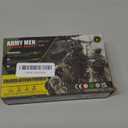 Army Men Action Figures, Toy Soldiers for Boys 4-7 6-8, Plastic Army Men Toys with 2 Dog Figures 6 Weapons Birthday Gift for Kids Boys Military Collectors (D35)