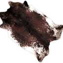 MACEVIA Faux Cowhide Rug Cute Cow Print Rugs Animal Area Carpet Western Decor for Living Room Bedroom Non-Slip 43.3" L x 29.5" W(3.6ft x 2.4ft)