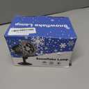 Christmas Snowflake Projector Lights Outdoor (Non-Laser), KAGIWEI 180 Rotating LED Lens Projector with 4 Patterns, IP45 Waterproof Energy-Saving Xmas Outdoor Lights for Holiday Party Decorations