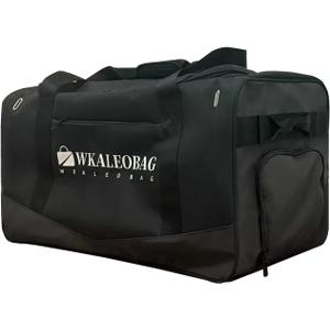 Extra Large 80-Liter Heavy-Duty Water-Repellent Duffle Bag, perfect for travel, fitness, gear, and home organization. Color: Black. Size: 26"X14"X14"(80L)