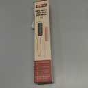 SWEET VIEW Boar Bristle Slick Back Hair Brush for Smooth Flyaways, Frizz, Sleek Ponytail, Buns and Edge Baby Hair, Teasing | Gel Comb Styling Accessories for Girls, Kids and Women, Wood Color