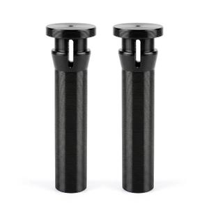 Heavy-Duty Trash Can Lid Hinge Pins (2 Pack) – CNC Solid Nylon (Not 3D Printed) | Fits Rehrig, Sierra & Huskylite 95-Gallon Bins | Commercial Latch Repair Kit – Black