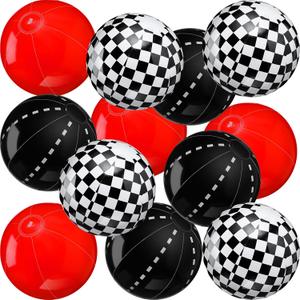 Sotiff 5 Pack Inflatable Beach Balls Bulk 12" Inflatable Pool Balls Bulk for Summer Beach Swimming Pool Birthday Party Gifts Supplies Decoration