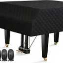 PCLOOV-Grand Piano Cover Waterproof Moisture-proof and Dustproof Grand Piano Protective Cover (160cm/62.9in)