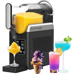 Slushie Machine for Home - Slushy Machines No Ice Needed - 88oz Frozen Drink & Ice Cream Maker with 9 DIY Modes, 5 One-Touch Presets, Self-Clean for Margaritas, Smoothies, Cocktails any Drinks