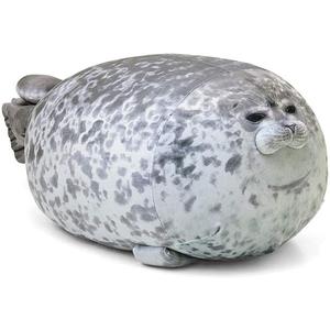 ETAOLINE Chubby Blob Seal Pillow Cute Seal Plush Toy Cotton Stuffed Animals (Medium)