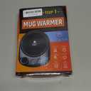 Coffee Mug Warmer - Fastest Heating & Highest Temperature, Coffee Cup Warmer for Desk Auto Shut Off, 4 Temp Settings & 1-12H Timer, Smart Electric Beverage Warmer for Coffee, Tea (Black)