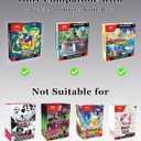 PKMN TCG Surging Sparks Booster Bundle Case - 12 Pack | 0.5mm Rigid PET Protector, Dust-Proof & Crush-Resistant with UV Blocking Clear Display(Box Not Included)