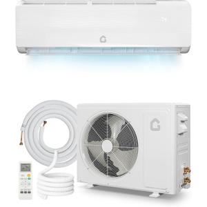 Garvee 12000 BTU Mini Split Air Conditioner,19 SEER2 Ductless Inverter AC w/ 230V, Cool Up to 750 Sq. Ft with Heat Pump System,White (208/230V)