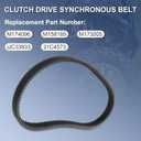 M174096 Clutch Drive Synchronous Belt Compatible with John Deere Gator XUV 825i 835E 835M 855E 855D 855M Replaces M158189 M173005 UC33933