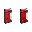 uni-ball 207 Retractable Gel Pens Medium Point, 0.7mm, Black, 12 Pack 207 Retractable Gel Pens Fine Point Micro Tip, 0.5mm, Red, 12 Pack