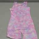 MYQFF Gymnastics Leotards for Girls Toddler Kids Dance Outfits Sparkle Tumbling Biketards Unitard Unicorn Mermaid (5-6 Years, A Pink Stars)