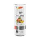 CELSIUS Peach Mango Green Tea, Functional Essential Energy Drink 12 Fl Oz (Pack of 12)