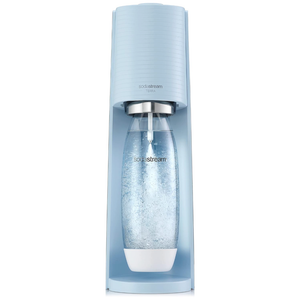 SodaStream Terra Sparkling Water Maker (Misty Blue) with Dishwasher Safe Bottle