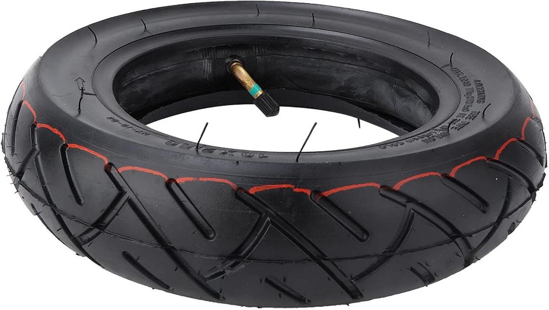 For Segway 9Bot G30Max Front And Rear Tires, 10 Inch Outer Tire Amp; Inner Tube Set Fits For Electric Scooter Inflatable Tyre
