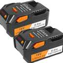 ARyee 18V 6000mAh Battery Replacement Compatible with RIDGID 18V Drill R840087 R840083 R840086 R840085 R840084 Cordless Tools Lithium Ion Battery, 2 Pack