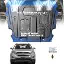 Mud Flaps Engine Guards for Ford Edge 2015 2016 2017 2018 2019 2020 2021 2022 Front Engine Splash Shield Guards Suitable for Edge Under Engine Cover Directly Replace Original One Black