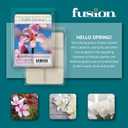 FUSION by Scentsationals Wax Melts, Wax Cubes Strong Scent - Easter Fragrance Hello Spring! - Long Lasting Scented Wax Melts for Warmer, 10oz (24-Cubes)
