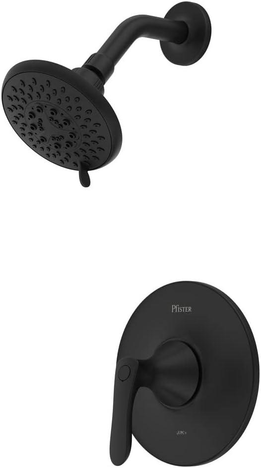 Pfister Weller Shower Only Trim Kit (Valve Sold Separately), Single Handle, Matte Black Finish, LG897WRB (1 Pack) Pfister Weller Shower Only Trim Kit (Valve Sold Separately), Single Handle, Matte Black Finish, LG897WRB (1 Pack)