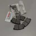 BOSCH BE537H Blue Ceramic Disc Brake Pad Set With Hardware - Compatible With Select Acura CL, CSX, ILX, RSX, TL, TSX, Vigor; Honda Accord, Civic, CR-Z, Prelude, S2000; Suzuki Kizashi, SX4; REAR
