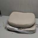 Chair Pads for Dining Chairs, Chair Cushions 2 Piece, 17"x 16"x 2.5" Memory Foam Seat Cushions with Ties and Removable Cover (Beige)