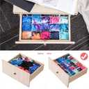 40Pcs Drawer Dividers, Adjustable Drawer Organizer for Socks, Underwear, Makeup, Can Help Tidy Kitchen, Bedroom, Dresser White