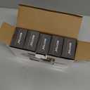 BESTTEN 5 Pack Super Slim Dimmer Light Switch for 300W Dimmable LED/CFL Lights and 600W Incandescent/Halogen, Single Pole/3Way LED Slide Dimmer, Wall Plate Included, ETL Listed, White