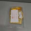 Girls Metallic Shorts Shiny Hot Pants for Dance Gymnastics Sparkly Shorts with Sunglasses (Yellow)