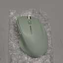 Ergonomic Wireless Mouse with USB Receiver for PC Computer, Laptop and Desktop, Ergo Vertical Mouse with Silent Clicks Long Battery Life, Up to 1600 DPI & 1 AA Battery Powered, Green