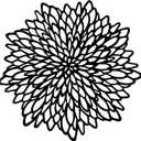 Snowkingdom 6 Pack Black Placemats Washable Pressed Vinyl Dining Table Mats Round Floral Charger Decoration for Halloween Christmas Thanksgiving