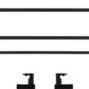 Magnetic Curtain Rods for Metal DoorsNo tools required Easy to use,Multi-Use Adjustable Appliance for Windows Iron Steel Places,Kitchen and bathroom supplies,16-28 Inch2 Pack,Black