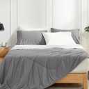Cozy Bliss Cooling Comforter King XL Size, Cooling Blankets for Hot Sleepers and Night Sweats, Dark Light Gray Summer Comforter for King XL Bed, Breathable Soft Lightweight Silk Smooth
